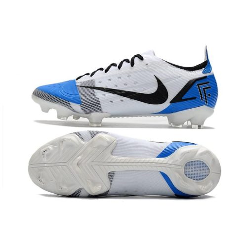 fodboldstøvler Nike Mercurial Vapor XIV Elite FG Hvid Blå Sort_3.jpg